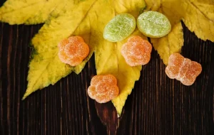 magic amanita mushroom gummy